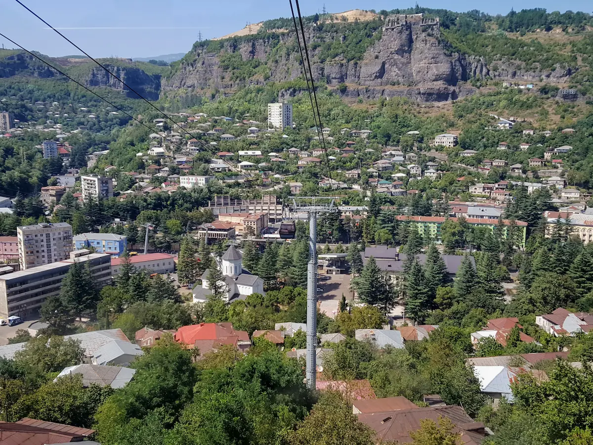 Seilbahn über Chiatura