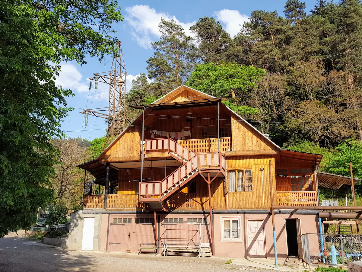 Historische Häuser in Abastumani