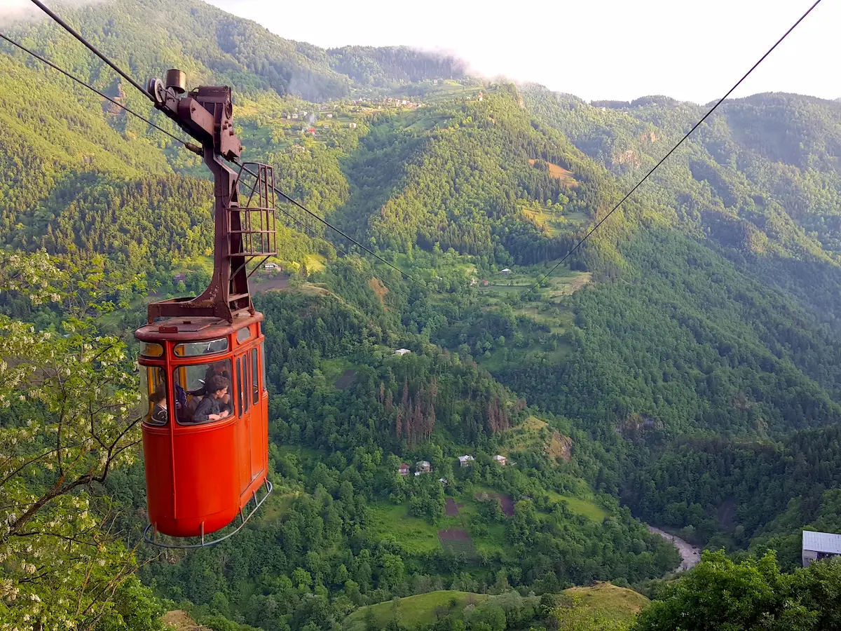 Adjara Berge Georgien Transfer Route Batumi