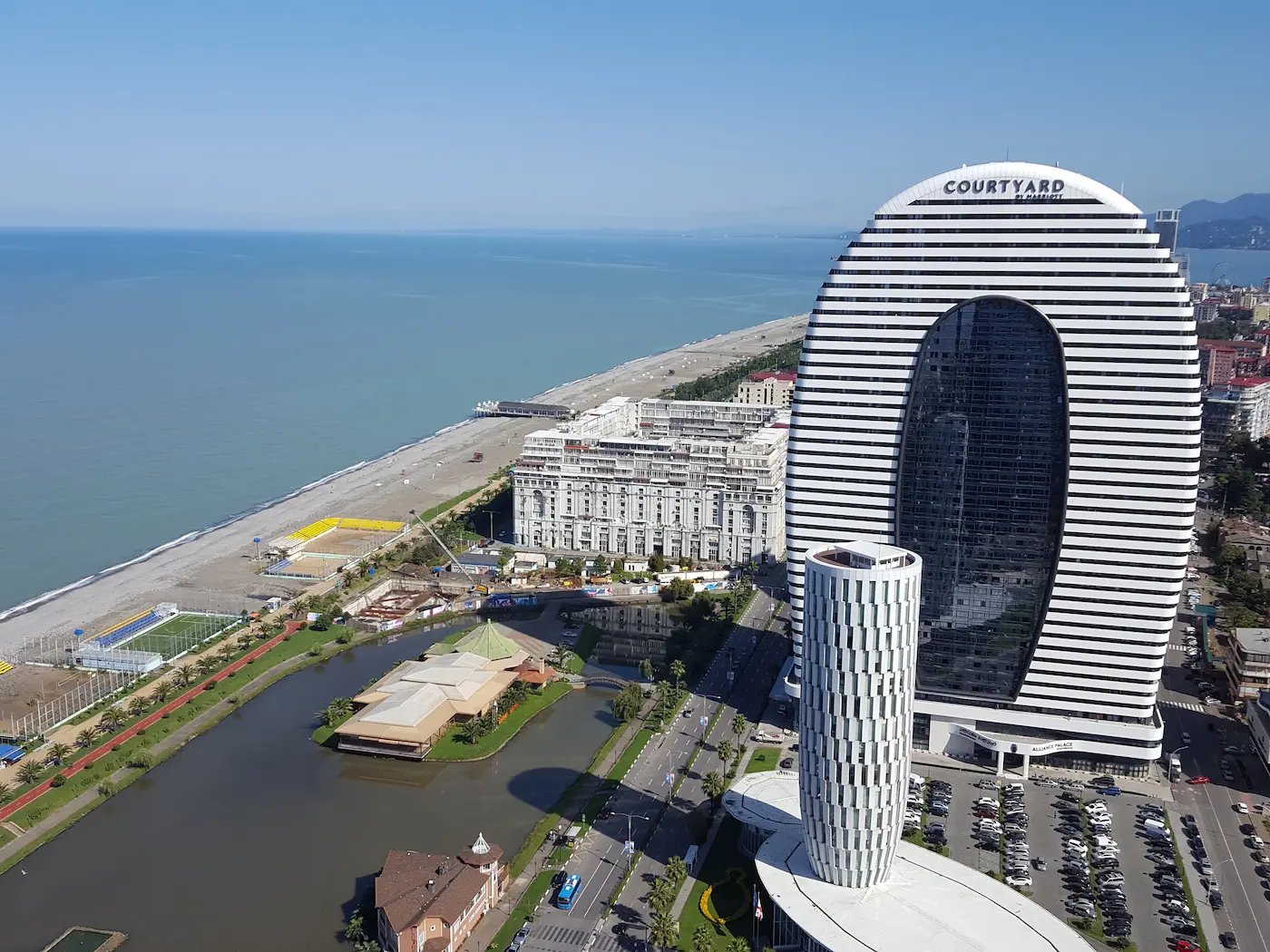 Batumi Meerblick im Oktober