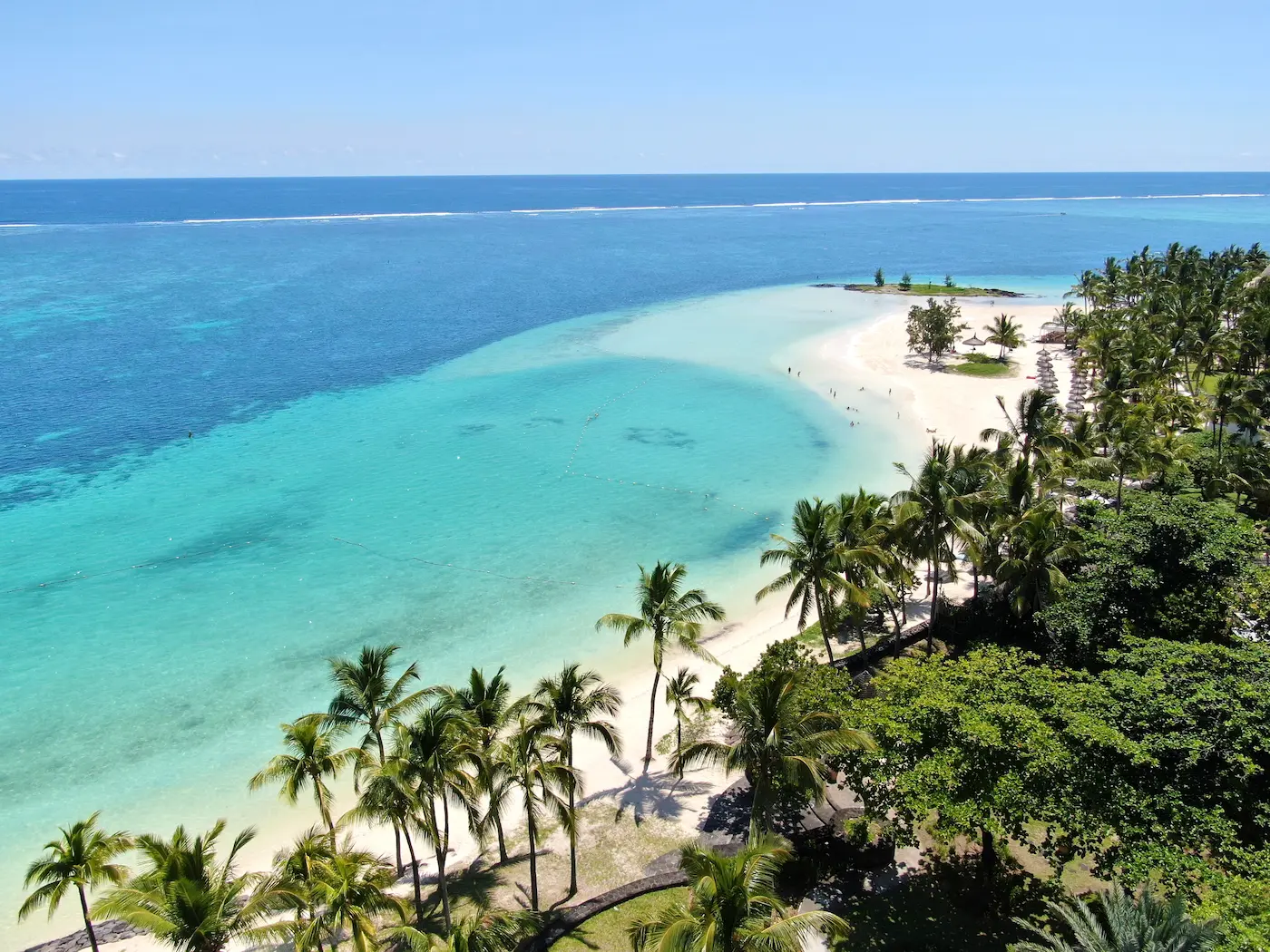 Belle Mare Beach auf Mauritius