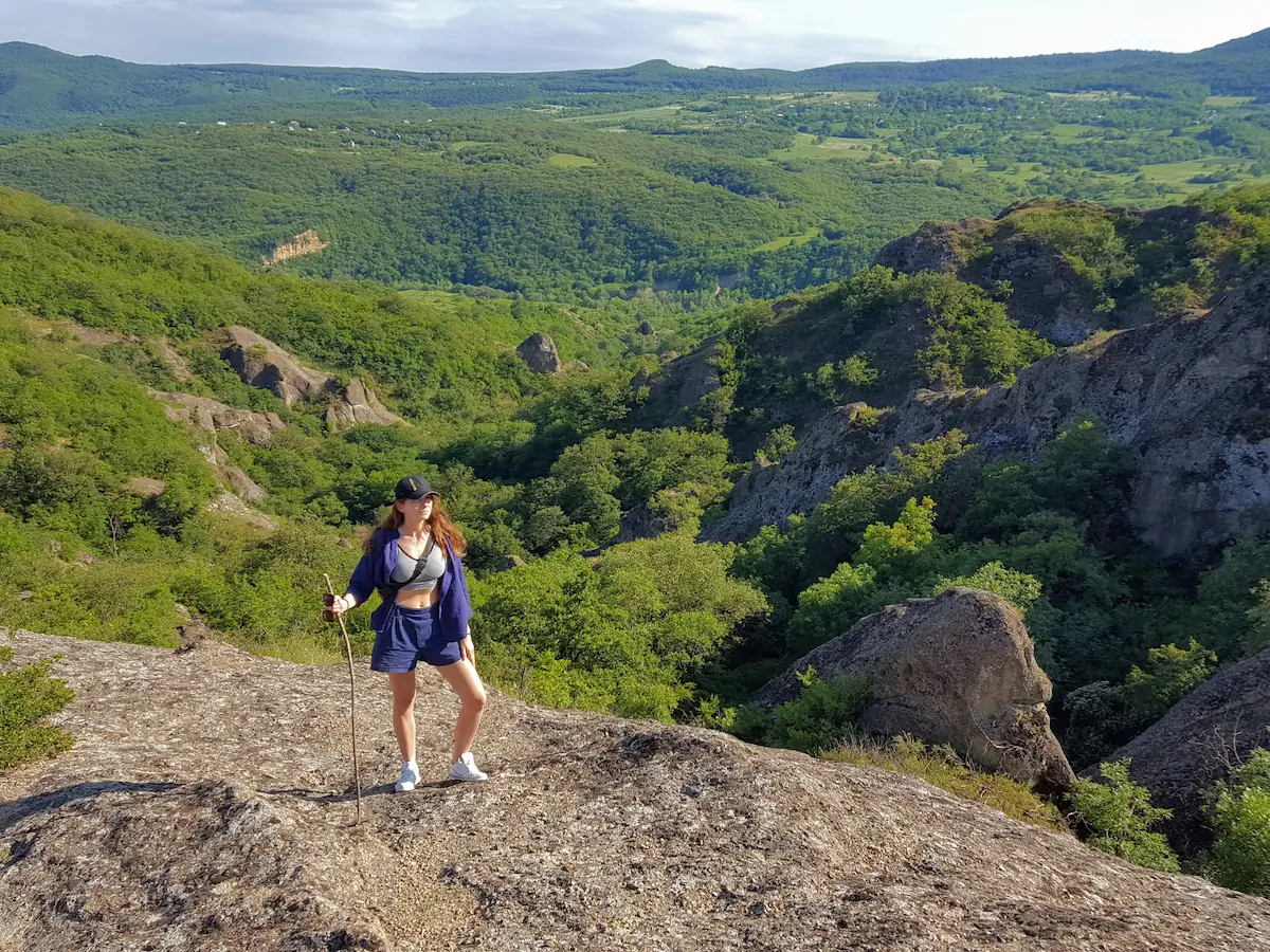 Felsen im Birtvisi Canyon