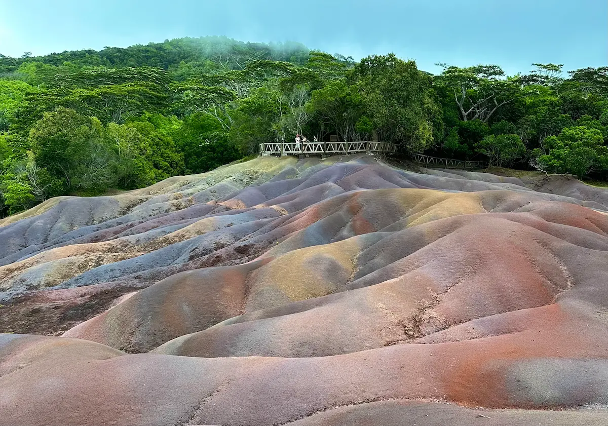 Seven Coloured Earth in Chamarel