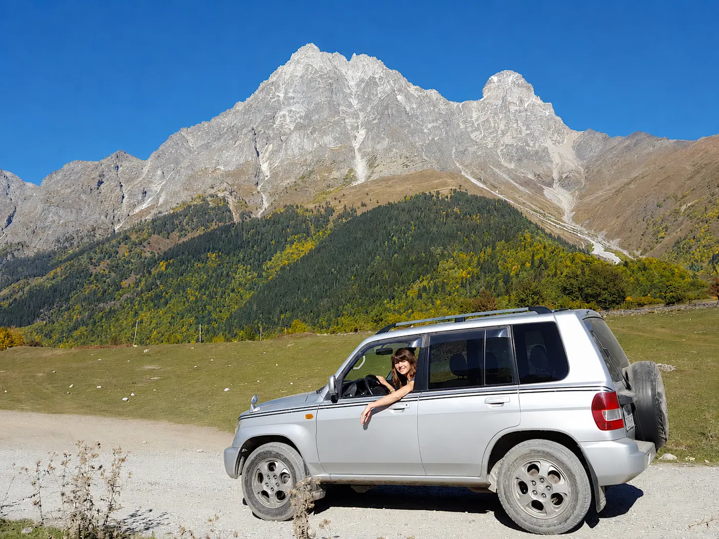SUV Mietwagen in Swanetien