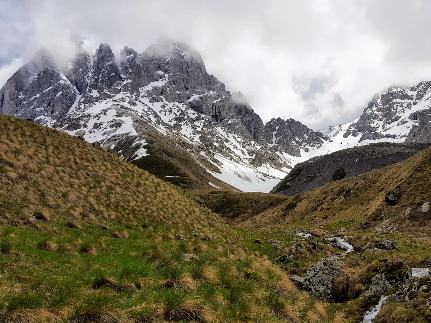 Chaukhi-Pass auf 3338 Metern