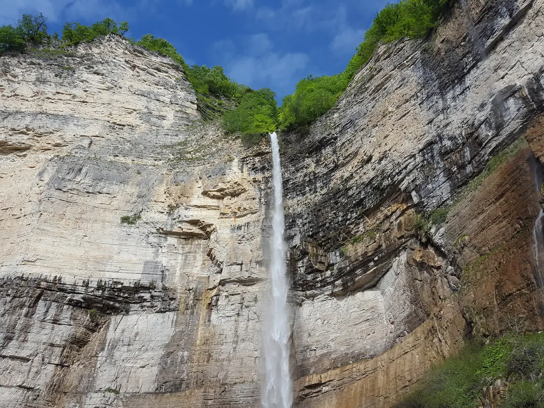 Kinchkha Wasserfall Georgien Natur