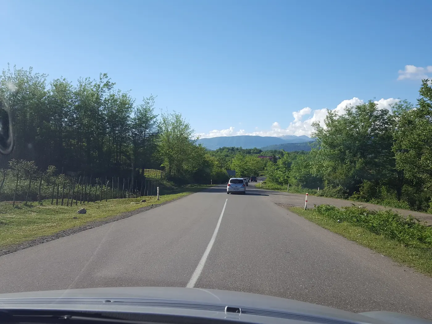 Straße von Kutaisi nach Batumi Georgien