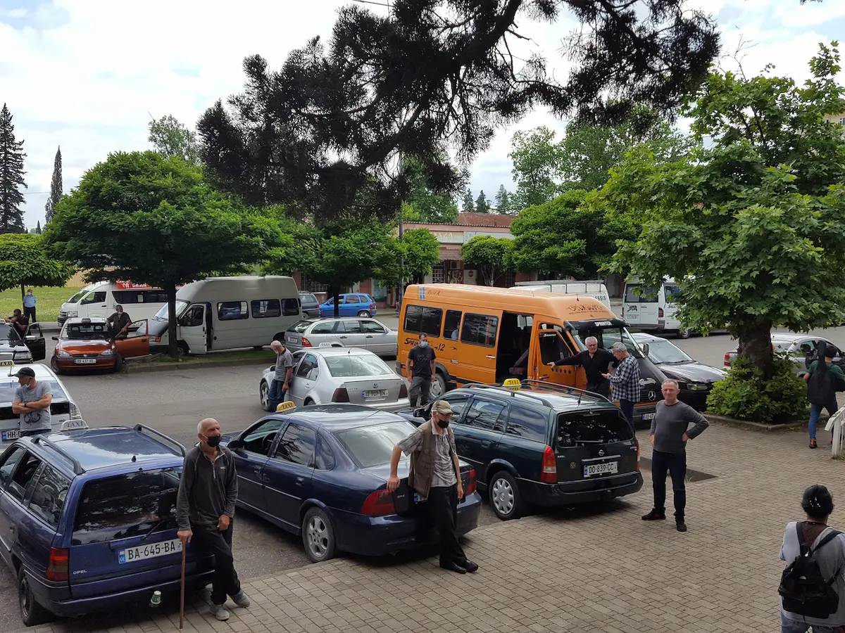 Minibus von Zugdidi nach Mestia