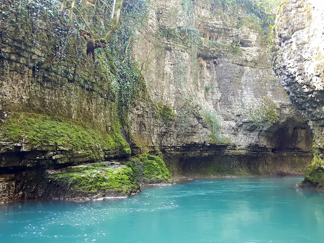 Martvili Canyon türkis Wasser Schlucht