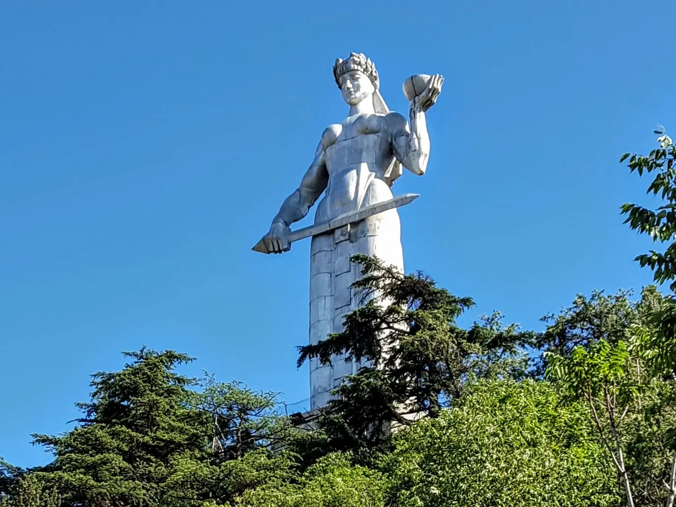 Mutter Georgien in Tiflis