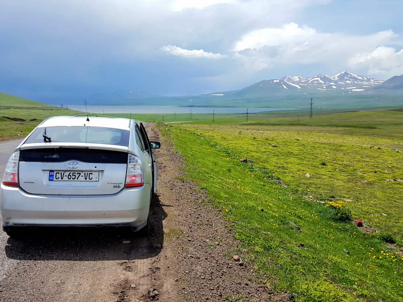 Paravani-See in Südgeorgien