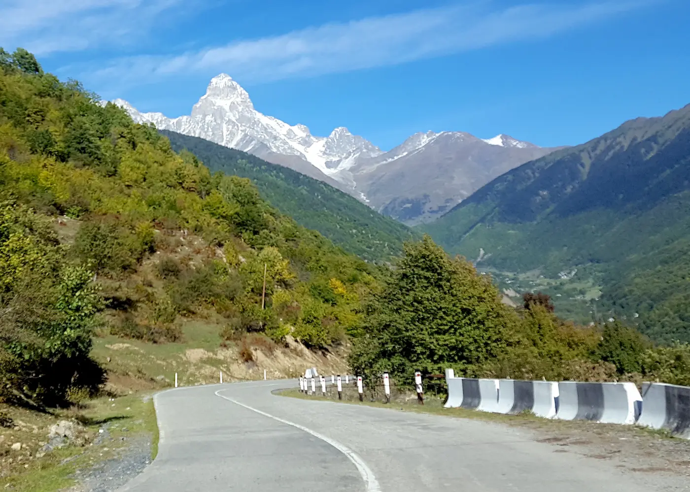 Bergstraße zwischen Zugdidi und Mestia