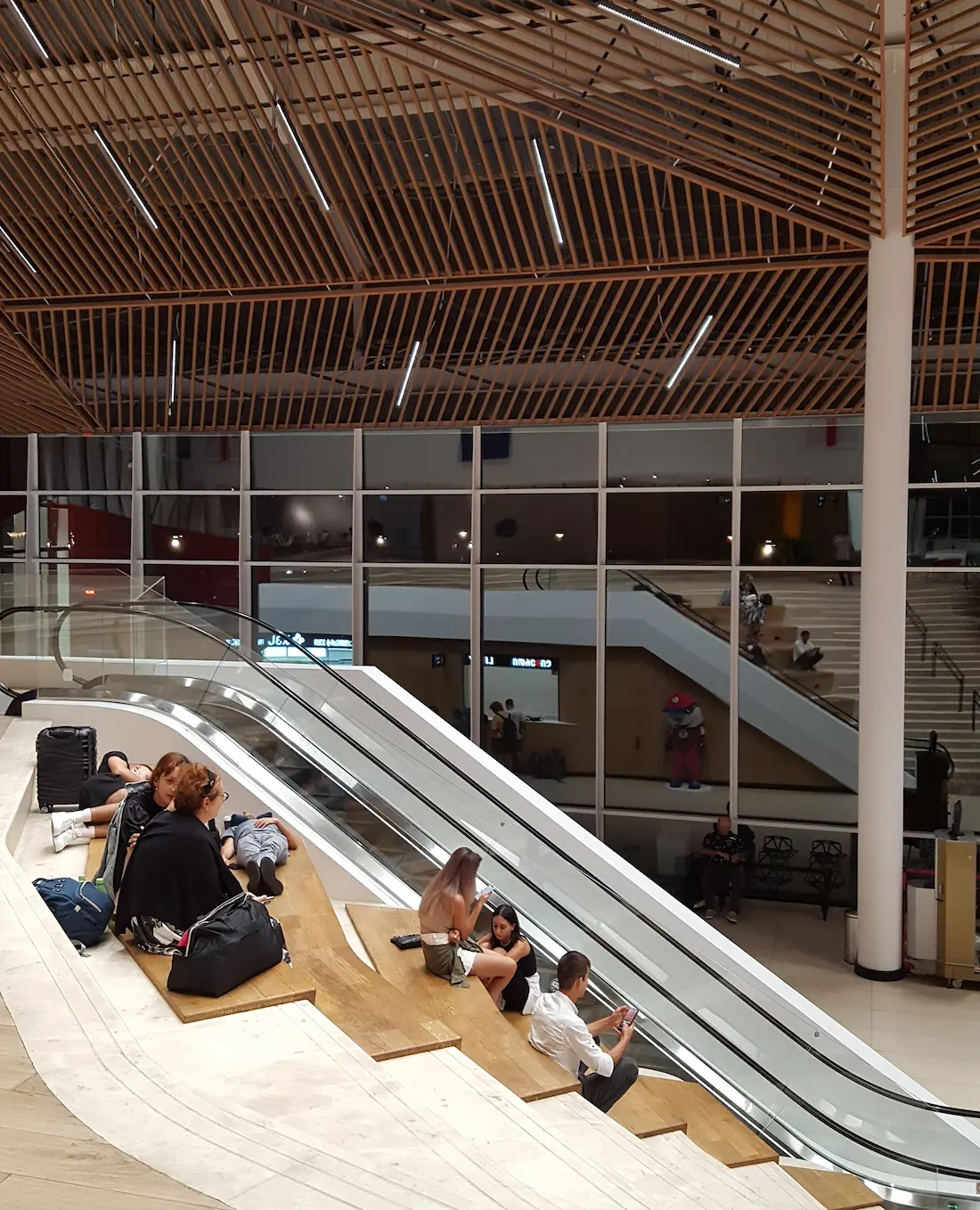 Terrasse am Flughafen Kutaisi