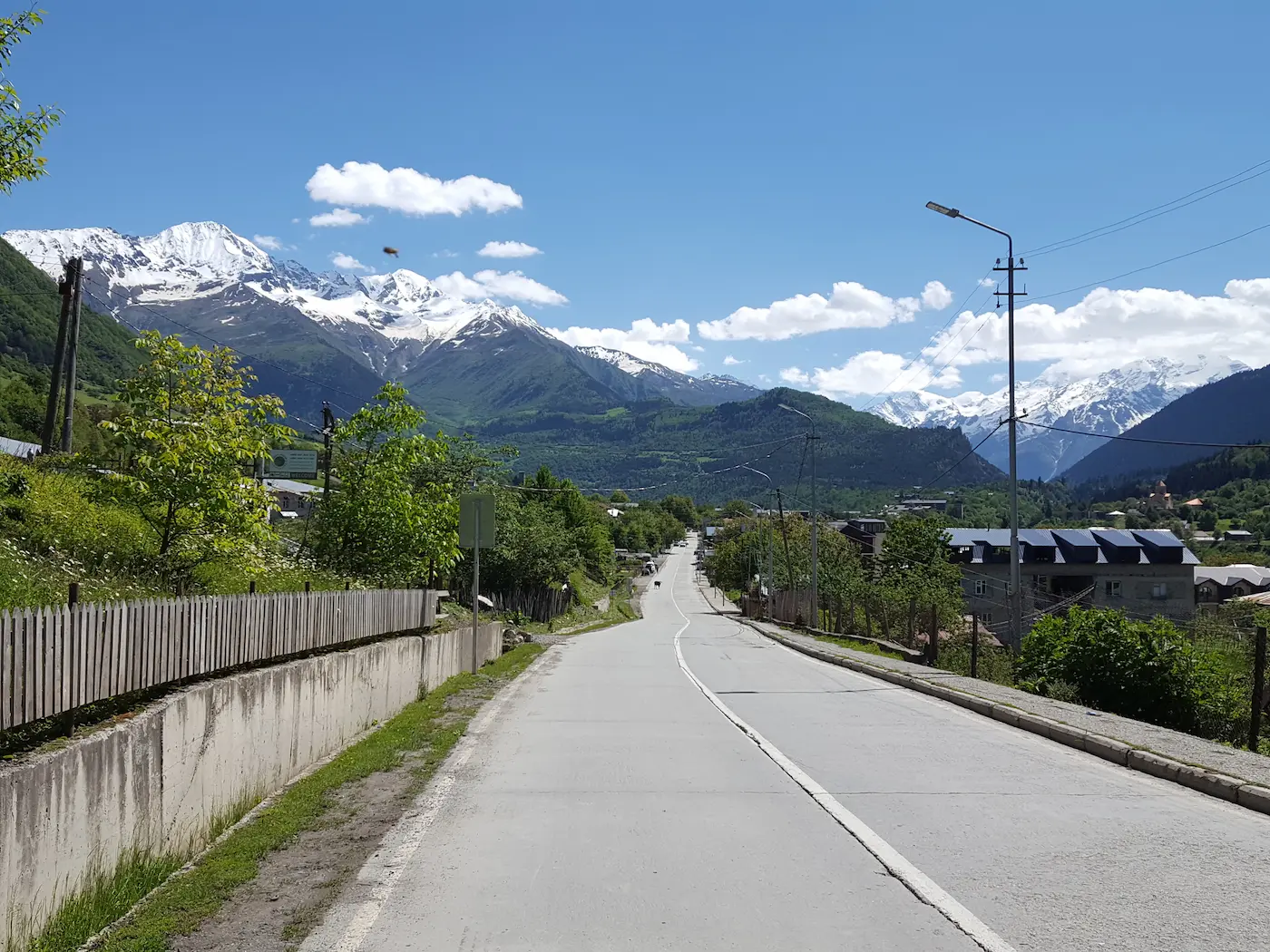 Straße von Tiflis nach Mestia in Swanetien