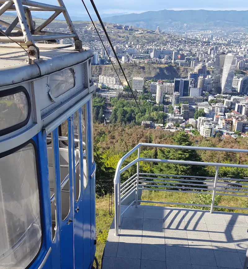 Seilbahn im Vake-Park