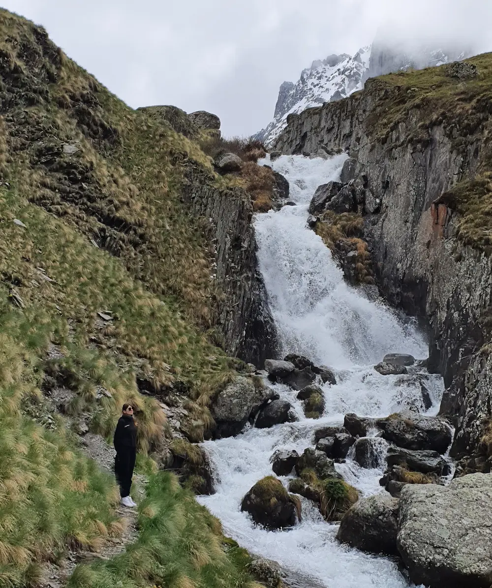 Wasserfall im Tal von Juta